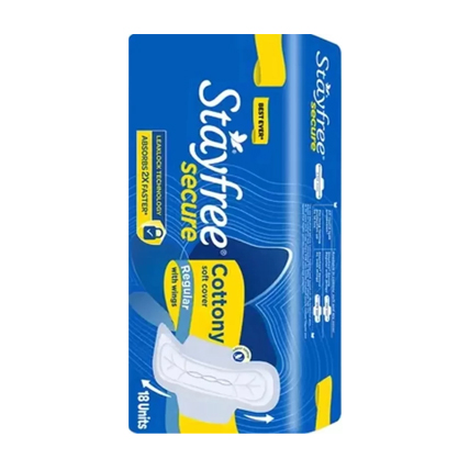 Stayfree Sanitary Pads Secure Dry Cover Extra Large